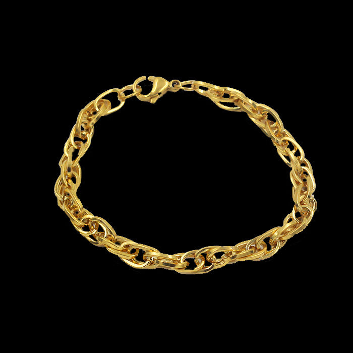 Soft- Männer Armband in Gold und Silber