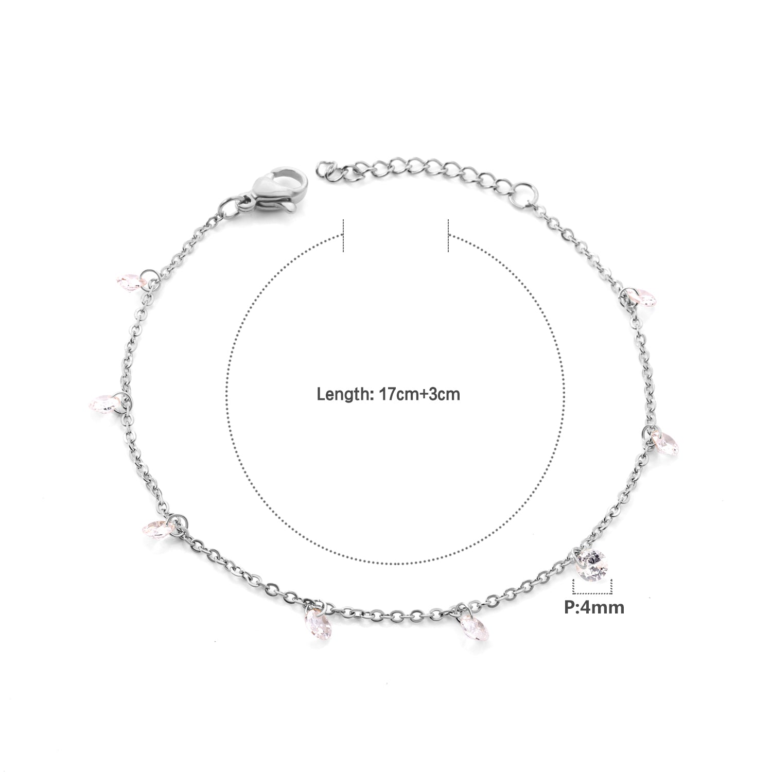 Charm Cristal- Armband