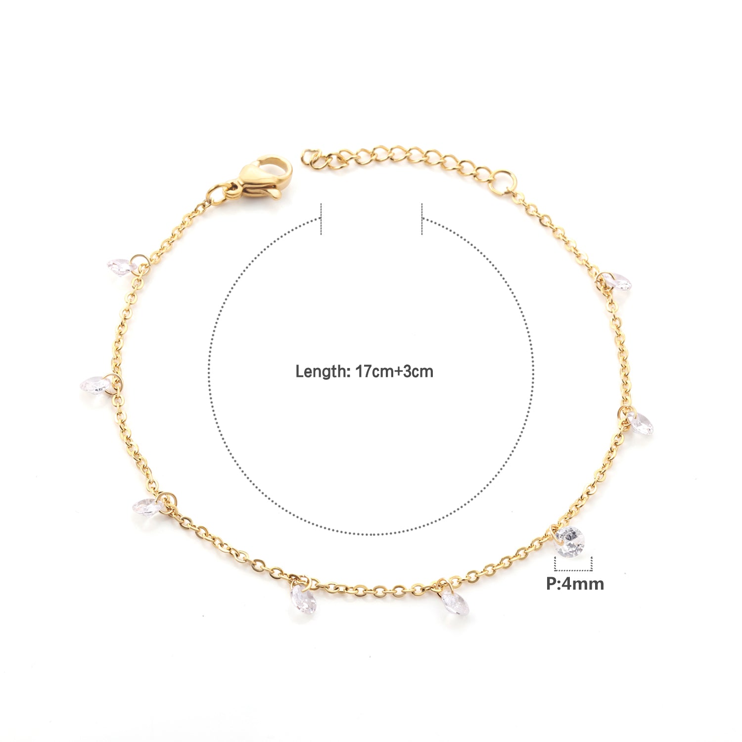 Charm Cristal- Armband