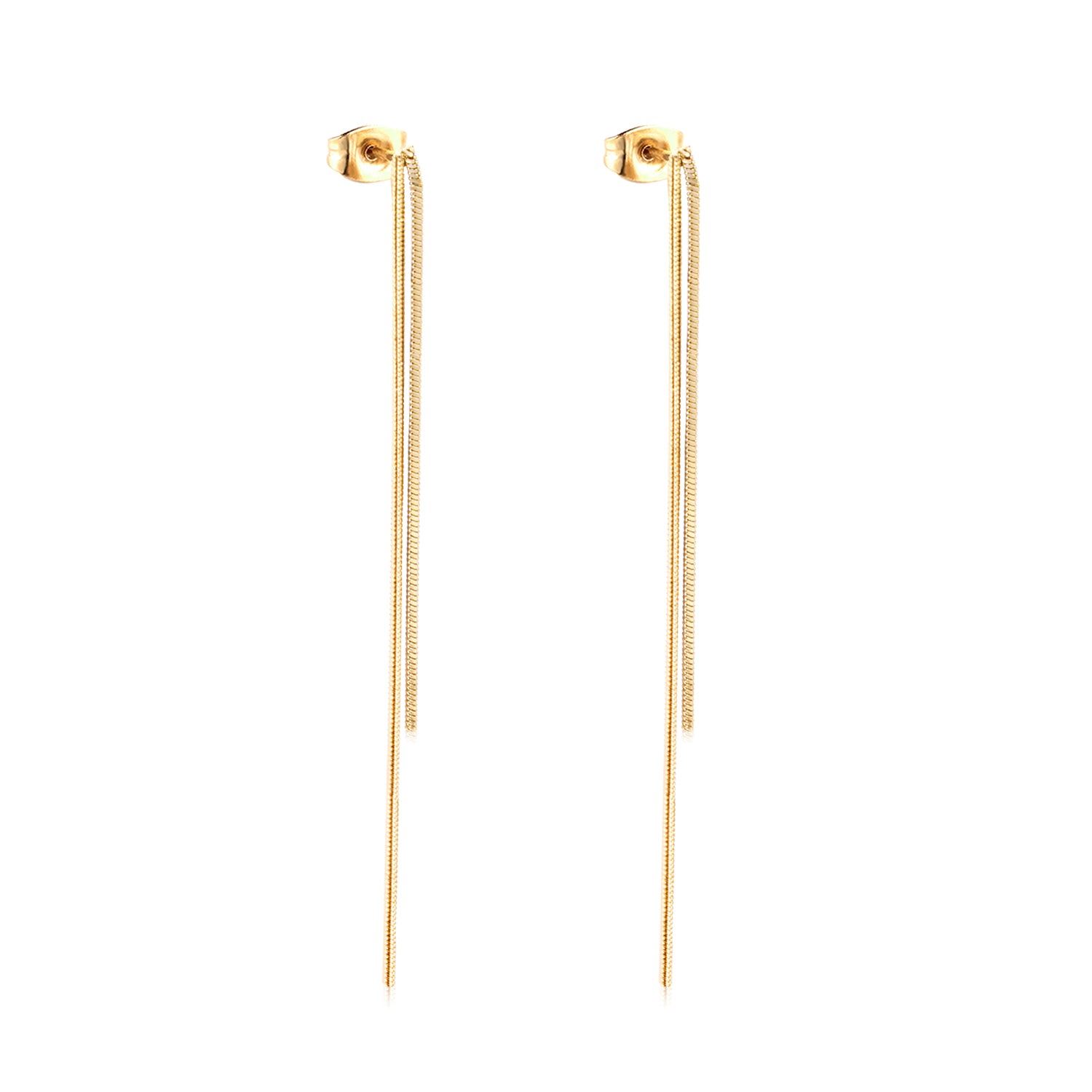 Drop-Ohrring 18K vergoldet