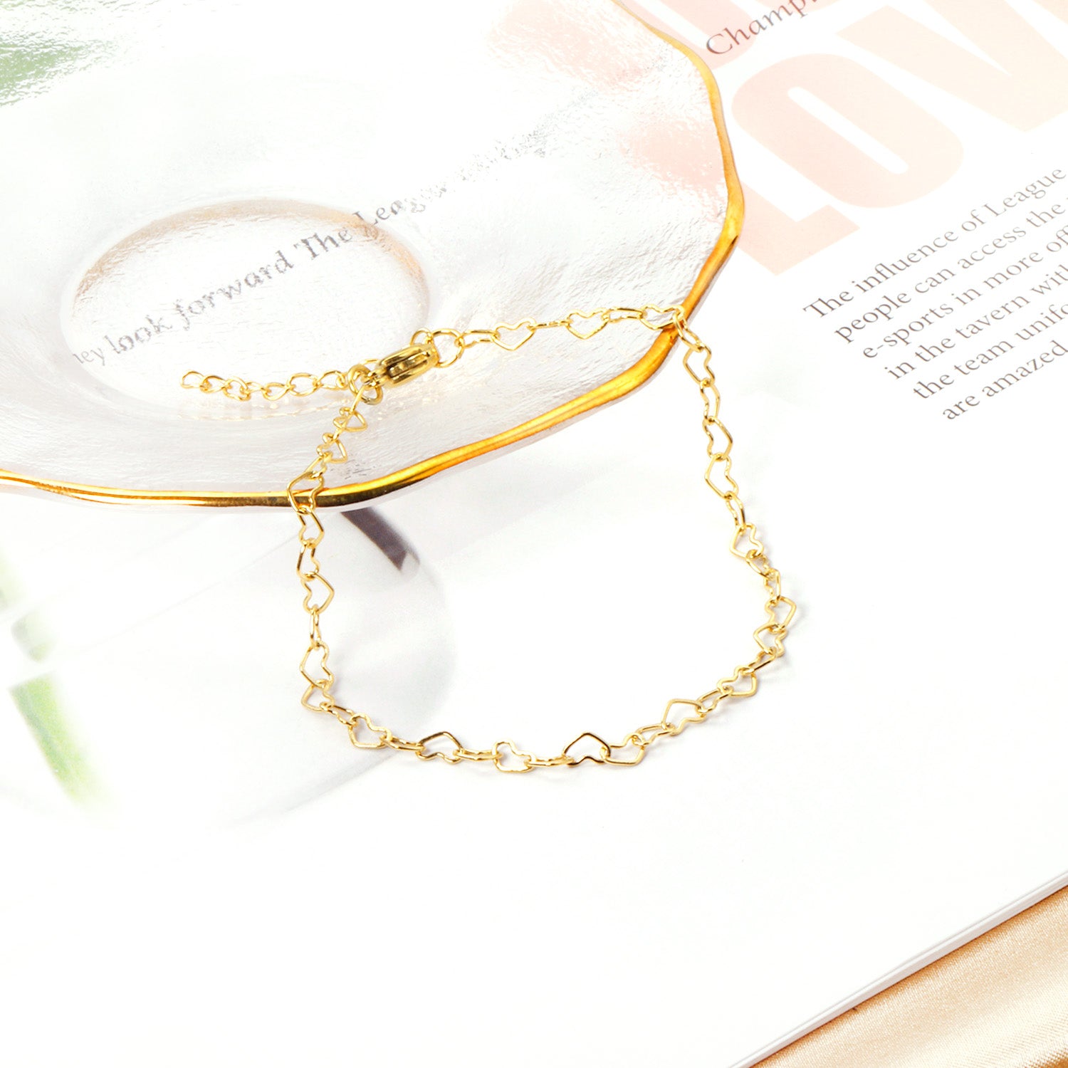 Herz Form Armband