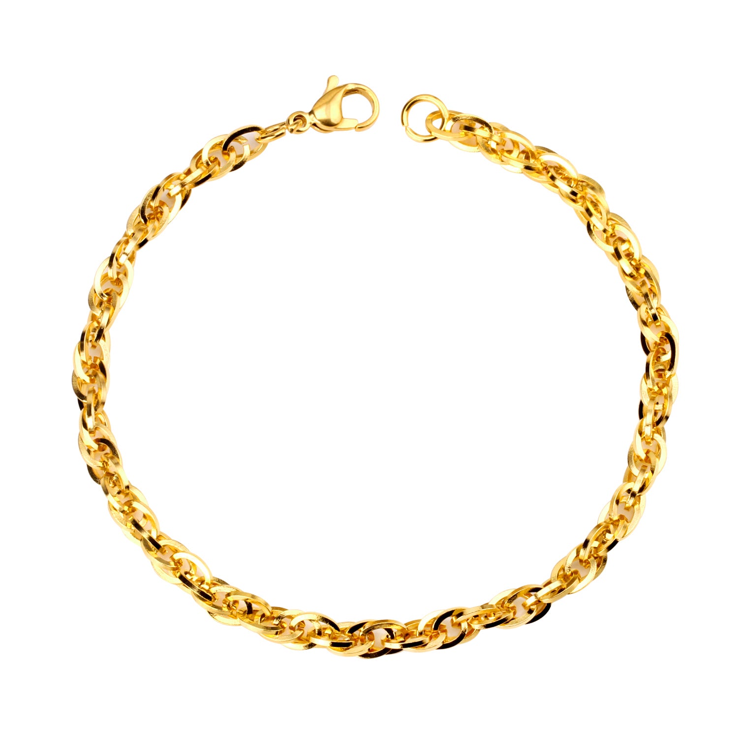 Soft- Männer Armband in Gold und Silber